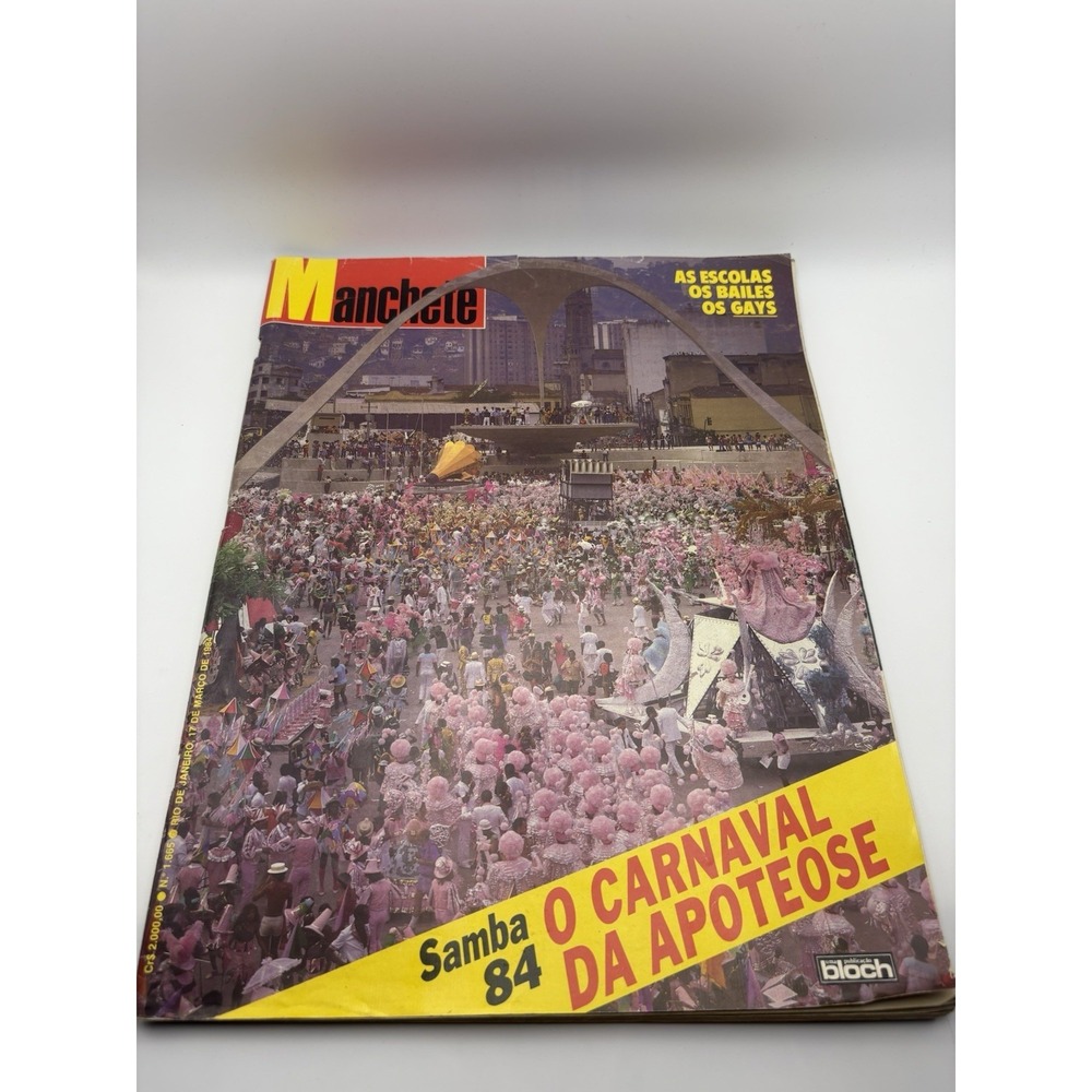 2 Manchete Magazine Brazil 1984 Carnaval Rio de Janeiro Vintage Brazilian Lot - Picture 2 of 11
